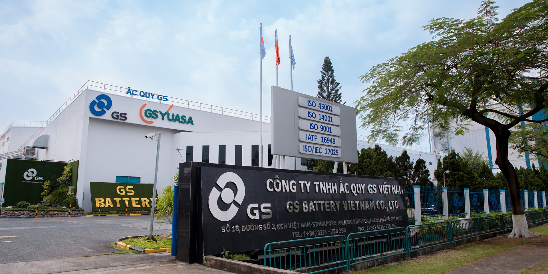Công ty TNHH Ắc quy GS Việt Nam tại Bình Xuyên