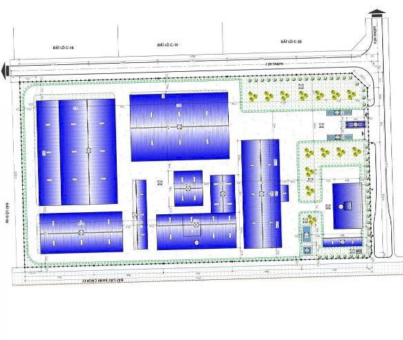 Nhà máy sản xuất viên nén sinh khối xanh Tây Nguyên, KCN Nam Pleiku, Gia Lai.